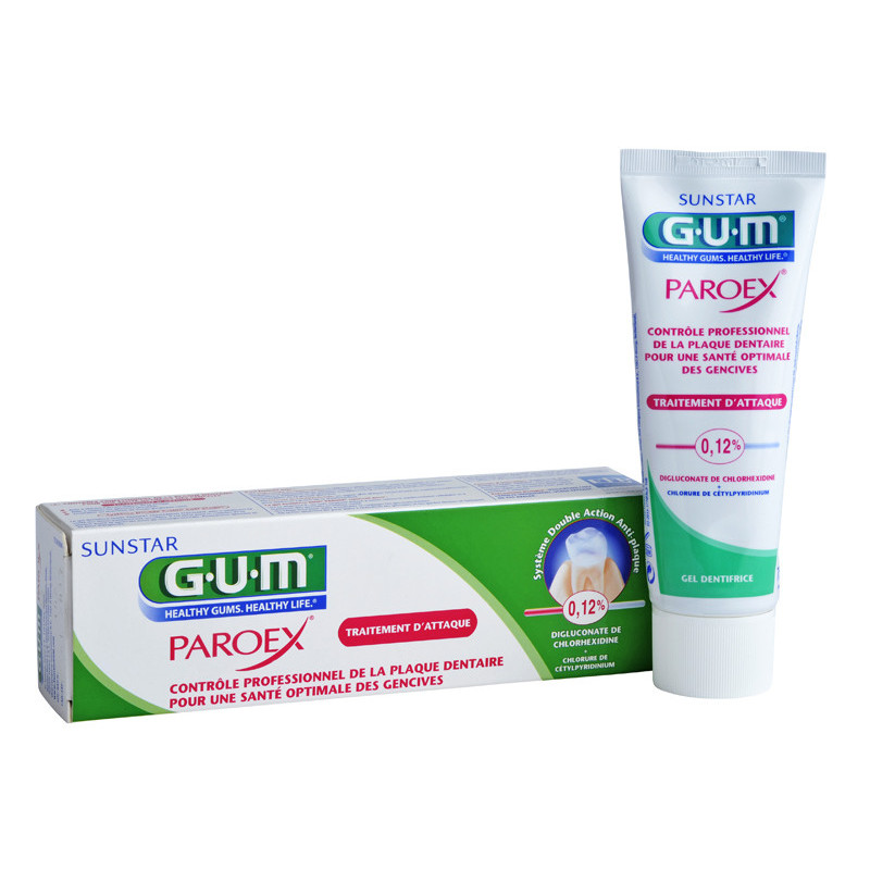 Dantų pasta GUM® Paroex 0,12% chlorhexidine + CPC 75ml
