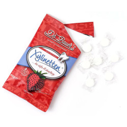 Dr. Bauer's Xylinetten Erdbeere pastilės 60g (braškių skonio)