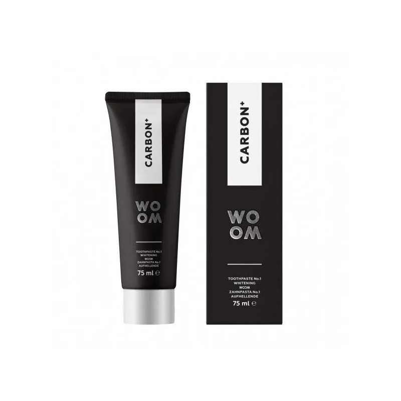 WOOM CARBON+ dantų pasta 75ml